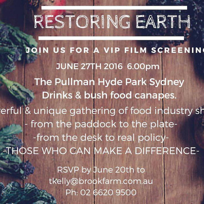 Restoring Earth Screening in Sydney - Brookfarm