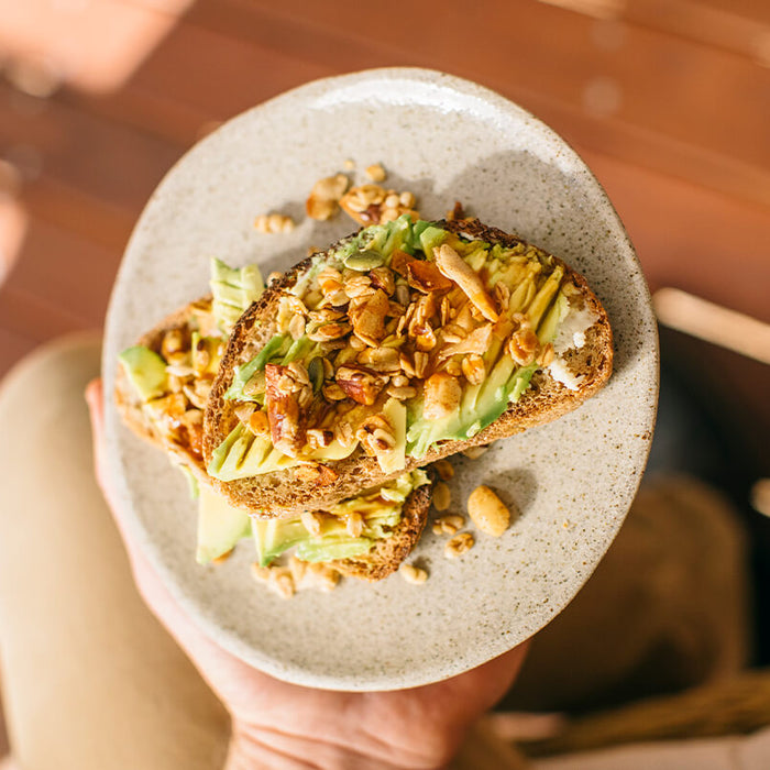 Avocado & Ricotta Smash with Nutty Granola