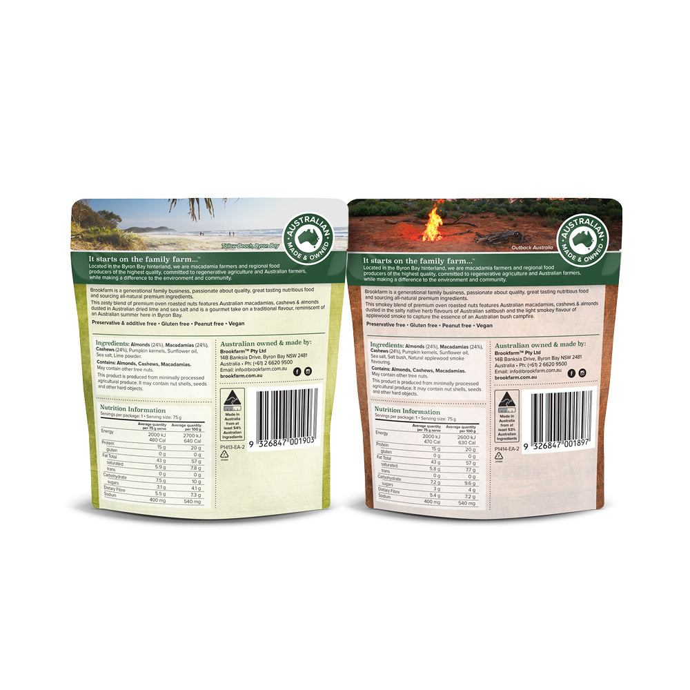 Trial Pack - NEW Roasted Nuts: Australian Flavours