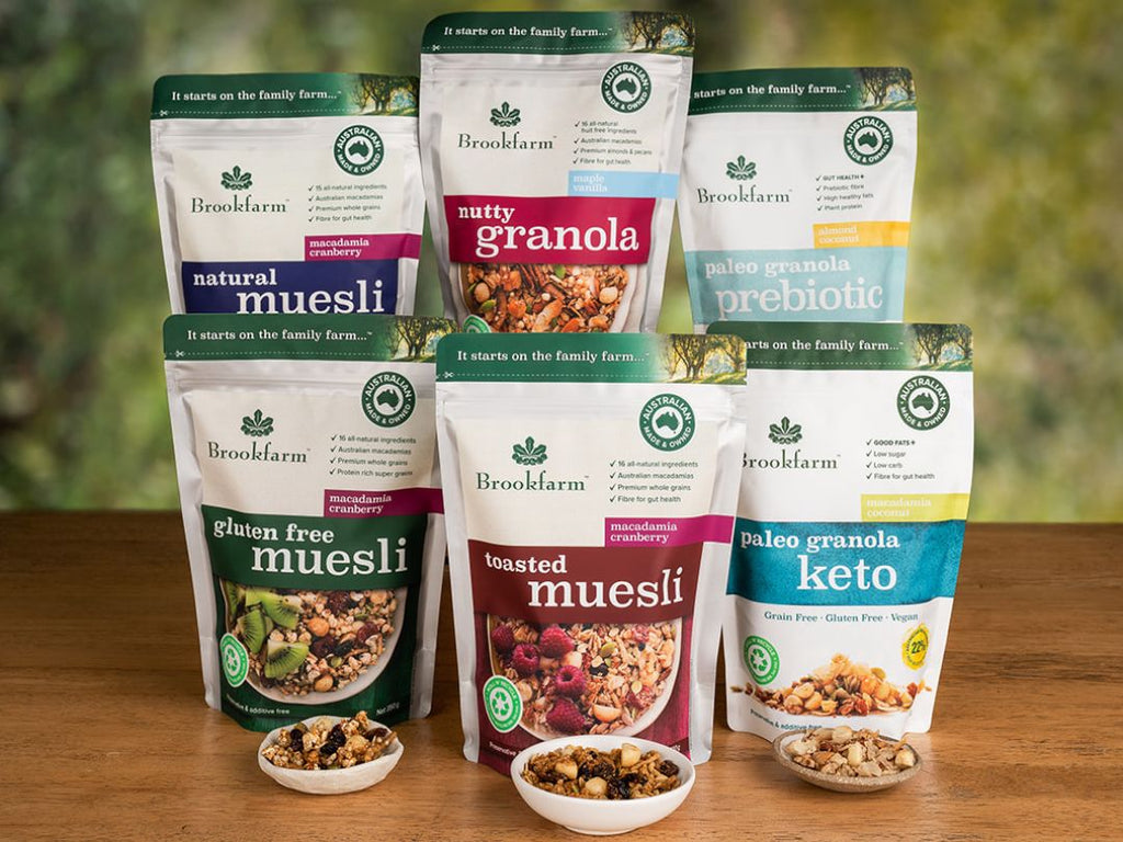 Brookfarm Muesli and Granola Best Sellers Range