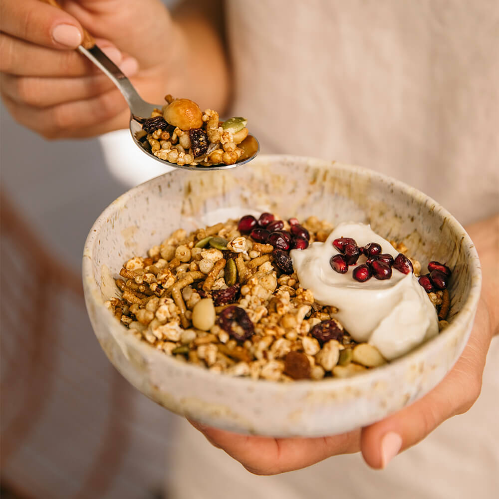 Gluten Free Macadamia Muesli with Cranberry