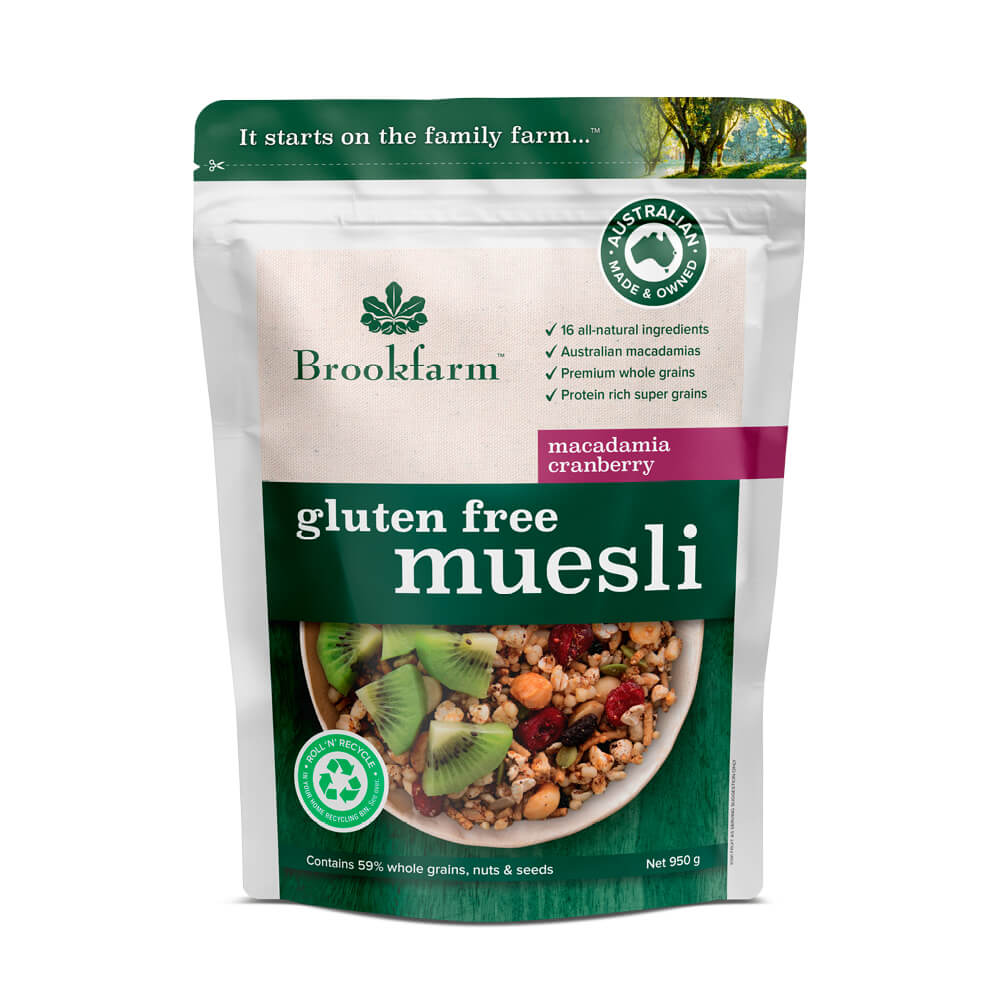 Gluten Free Muesli Macadamia Cranberry