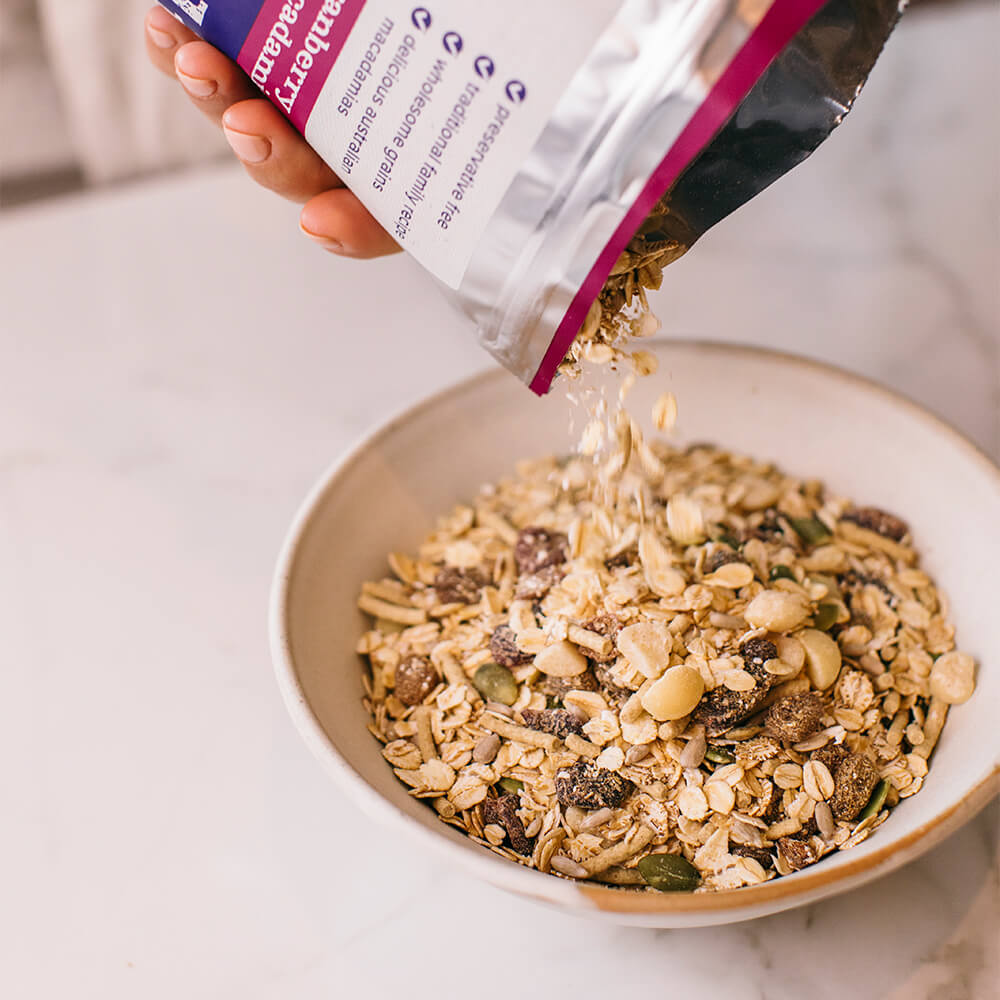 Natural Macadamia Muesli with Cranberry