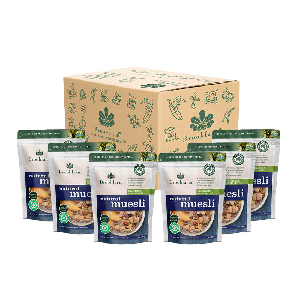 Natural Muesli Macadamia Apple & Apricot