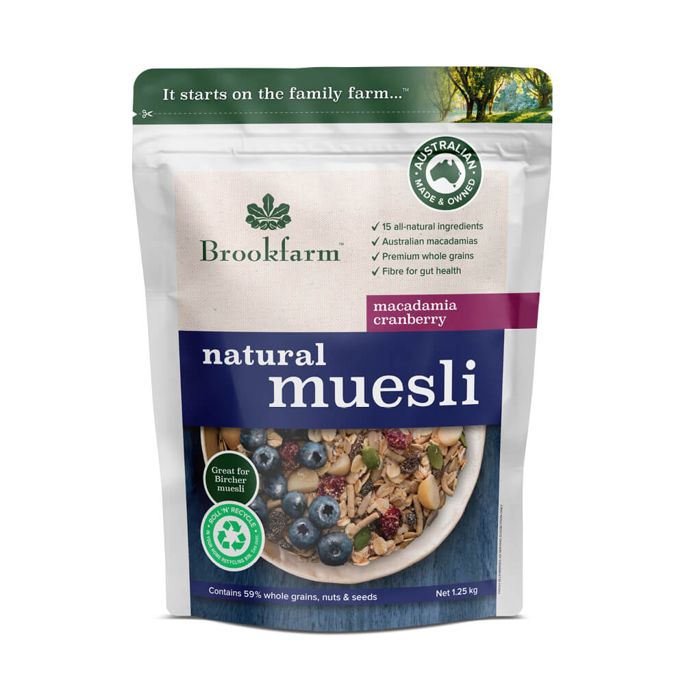 Natural Muesli Macadamia Cranberry
