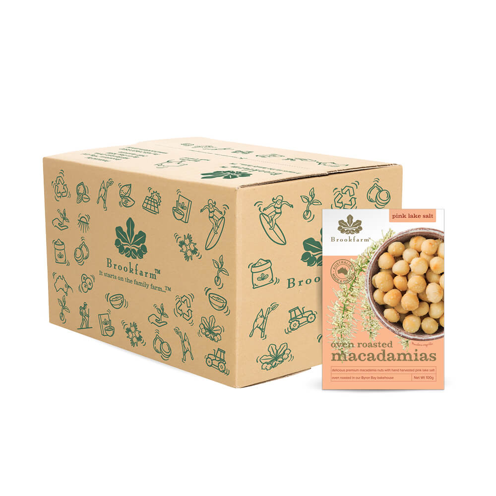 Oven Roasted Macadamias with Pink Lake Salt