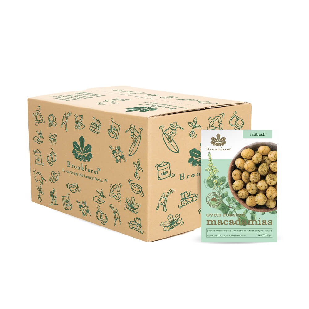 Oven Roasted Macadamias with Saltbush