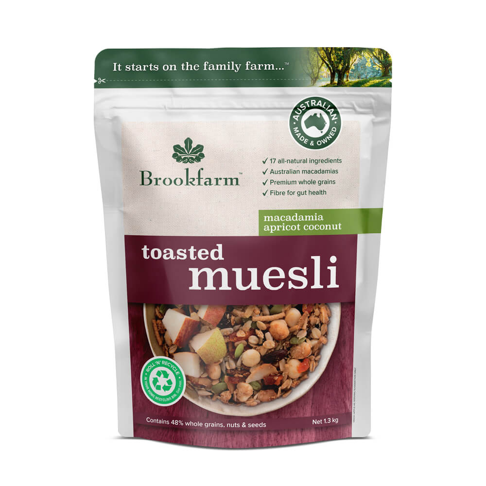 Toasted Muesli Macadamia Apricot & Coconut